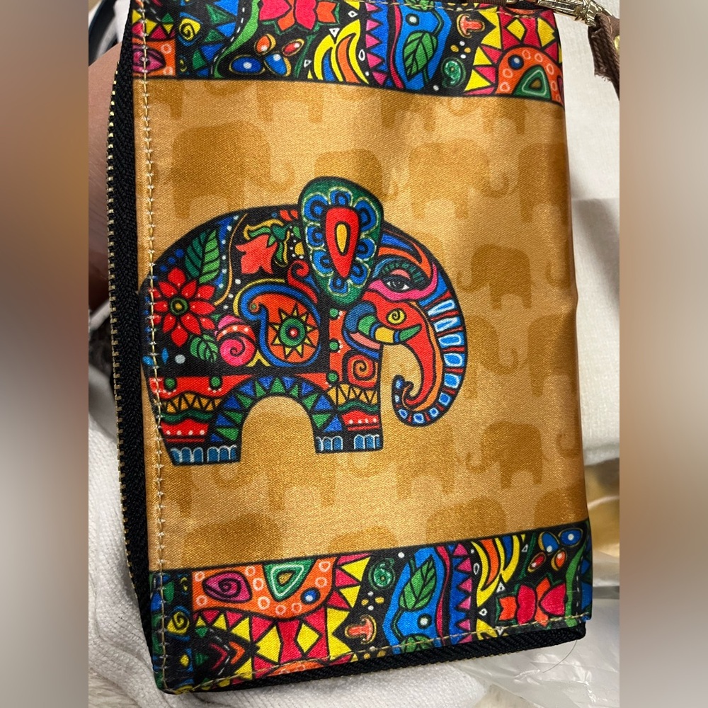 Source Unknown Multicolor Elephant Print Bag - image 3